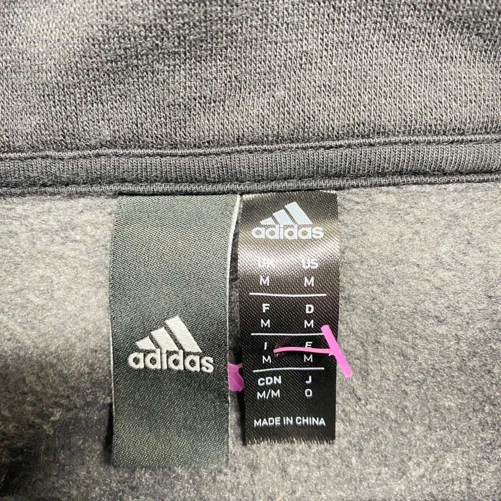 Adidas Sweatshirt Men Medium Camo Quarter‎ Zip Pullover Activewear